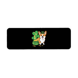 Jour de la Saint Patrick Corgi avec Casquette Lepr