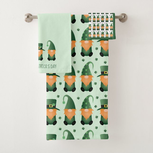 Jour de la Saint Patrick Gnome Motif (En situation)