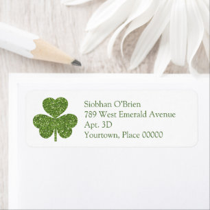 Jour de la Saint Patrick Shamrock Parties scintill