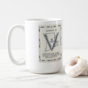 Jour de la Victoire de Rhode Island   Tasse commém