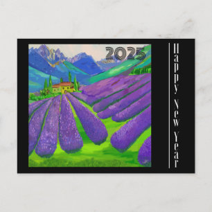 Jour de l'année Cartes Lavande champs devant la mo