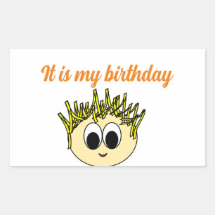 Jour de l'anniversaire autocollants