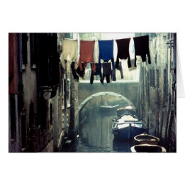 Jour de lessive à Venise Italie