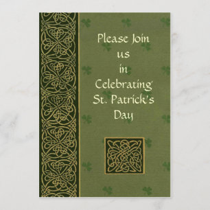 Jour de l'Saint Patrick Invitation