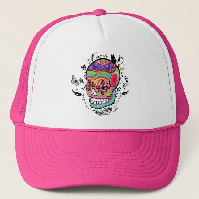 Jour de Muerte du casquette mort de crâne ! (Devant)