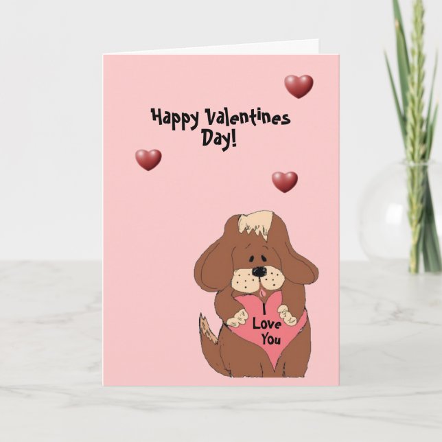 Jour de Valentines heureux - carte (Devant)