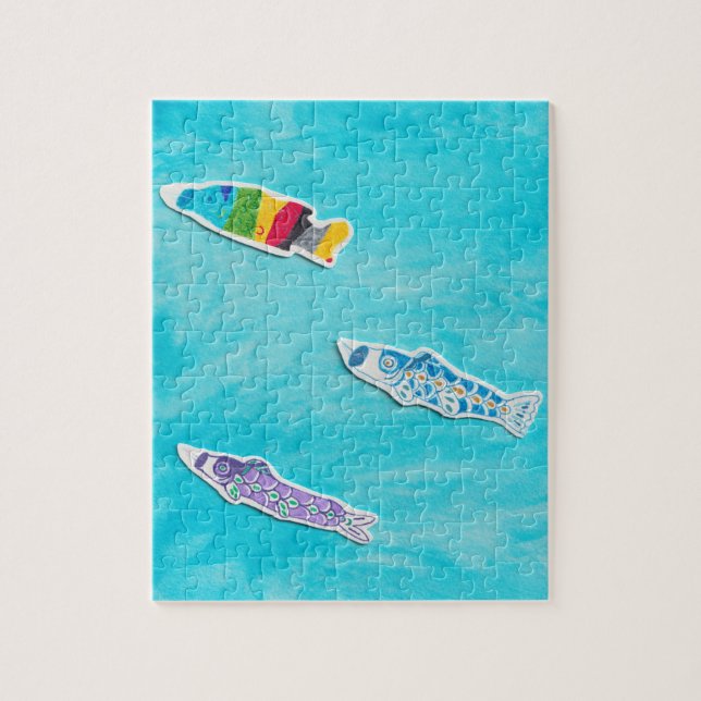Jour des enfants Koinobori Puzzle (Vertical)