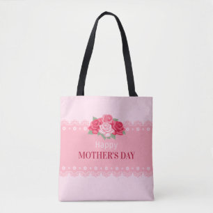 Jour des mères florales élégantes SAC FOURRE-TOU