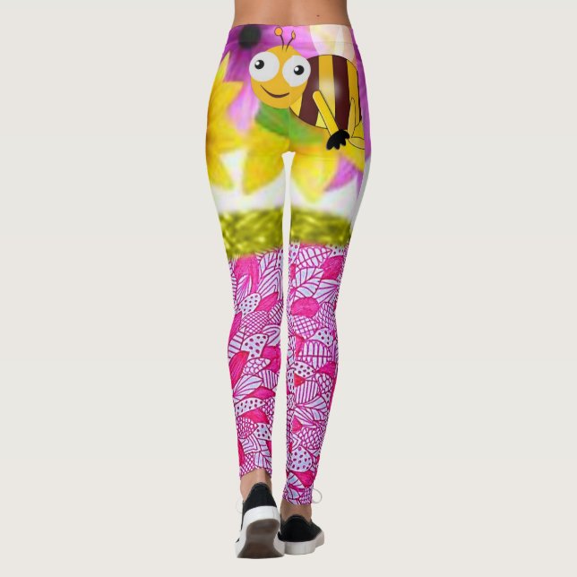 Jour des mères Leggings Bumblebee (Dos)