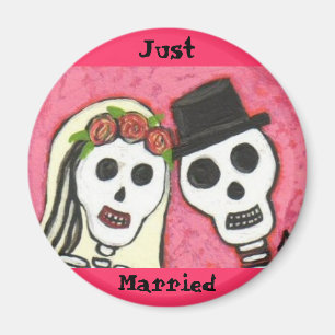 Jour des morts - juste mariés - aimant