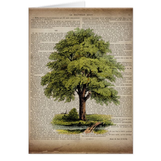 Jour des terres ECO dictionnaire imprime chêne vin (Devant)