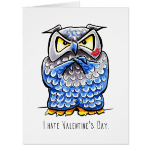 Jour des Valentines de la haine du hibou grincheux