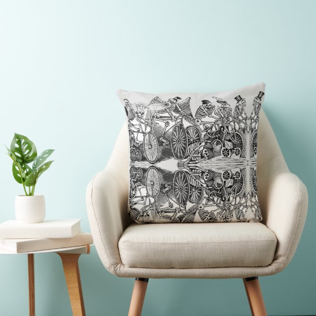 Jour du Coussin mort - Calavera las biciletas (Chaise)