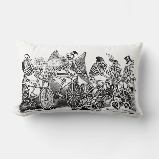 Jour du Coussin mort - Calavera las biciletas (Recto)