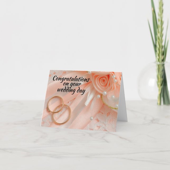 **JOUR DU MARIAGE** POUR UNE CARTE "SPÉCIALE" EN C (Devant)