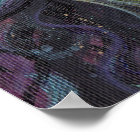 Jour du poster mort avec plumes de paon