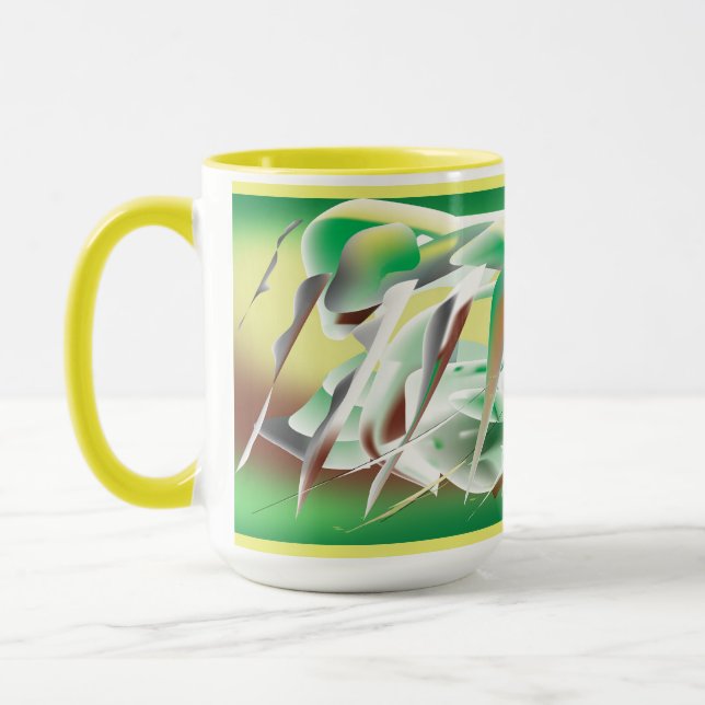 Jour froid venteux dans la tasse d'hiver (Gauche)