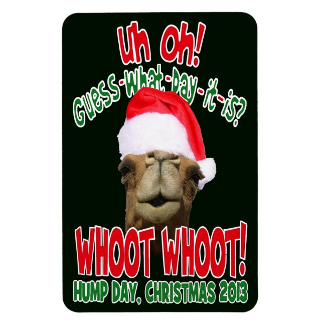 Jour Hump Camel Noël 2013 Flexi Fridge Magnet (Vertical)