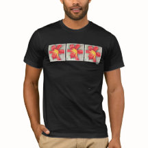 Jour nénuphar art pointillisé sur t-shirt