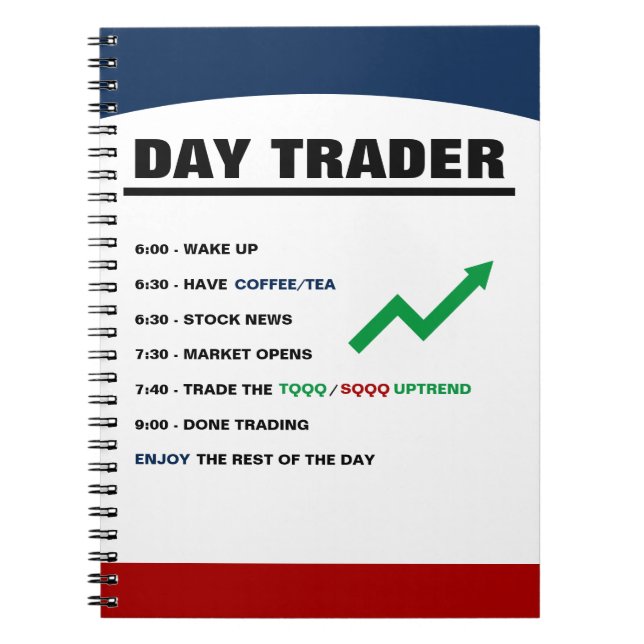 Jour Trader Aujourd'hui Carnet (Devant)