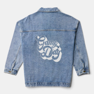 Jour Vintage Blanc Bleu Sports Football Football