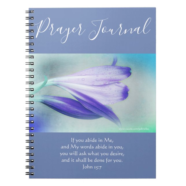 Journal 2-7 de prière de lis de Crinum (Devant)