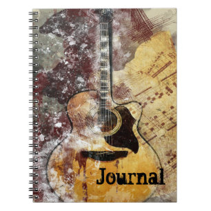 Journal abstrait de conception de guitare