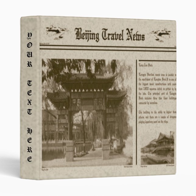 Journal Avery Classeur (Devant/Côté)