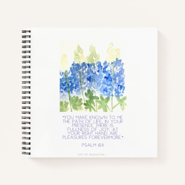 Journal Bluebonnet Joy (Devant)