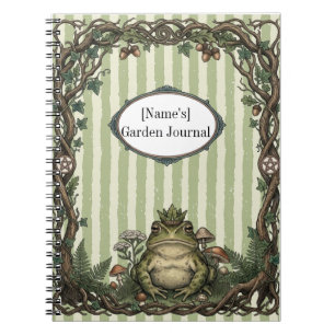Journal botanique du Roi Grenouille vintage
