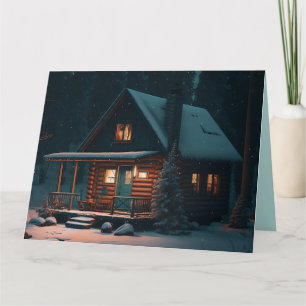 JOURNAL CABINE CHRISTMAS GREETING CARTE
