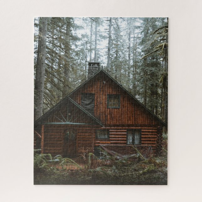 JOURNAL CABINE EN BOIS JIGSAW PUZZLE (Vertical)