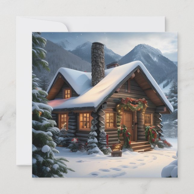 Journal Cabine - Joyeuse carte de Noël (Devant)
