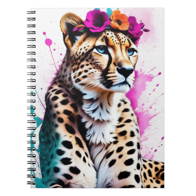 Journal Carnet Boho Cheetah (Devant)