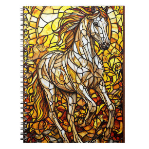 Journal Cheval en Verre Coloré pour les Amoureux d