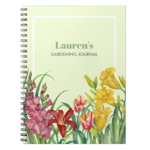 Journal Couleur chaude Floral Printemps fleuris