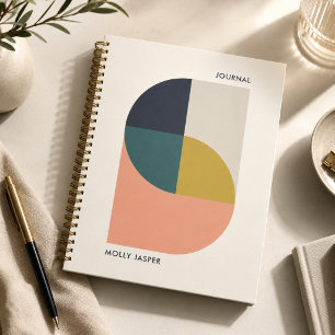 Journal Custom Abstract Spiral Notebook Gift