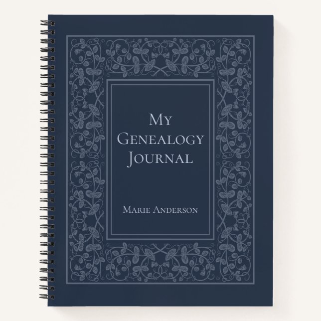 Journal d'ancêtre généalogique de famille personna (Devant)