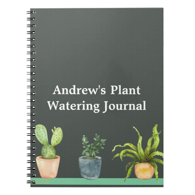 Journal d'arrosage plante (Devant)