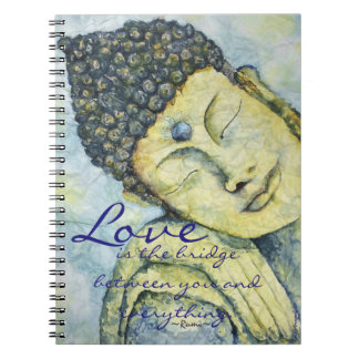 Journal d'art de Bouddha de citation d'amour de