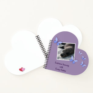 Journal de battement du papillon bleu QR Code