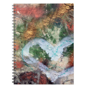 Journal de blanc de coeur de graffiti