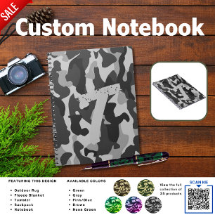 Journal de Camping AJOUTER INITIAL Camouflage En