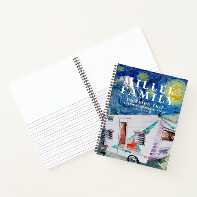 Journal de camping | Journal de voyage routier per (Intérieur)