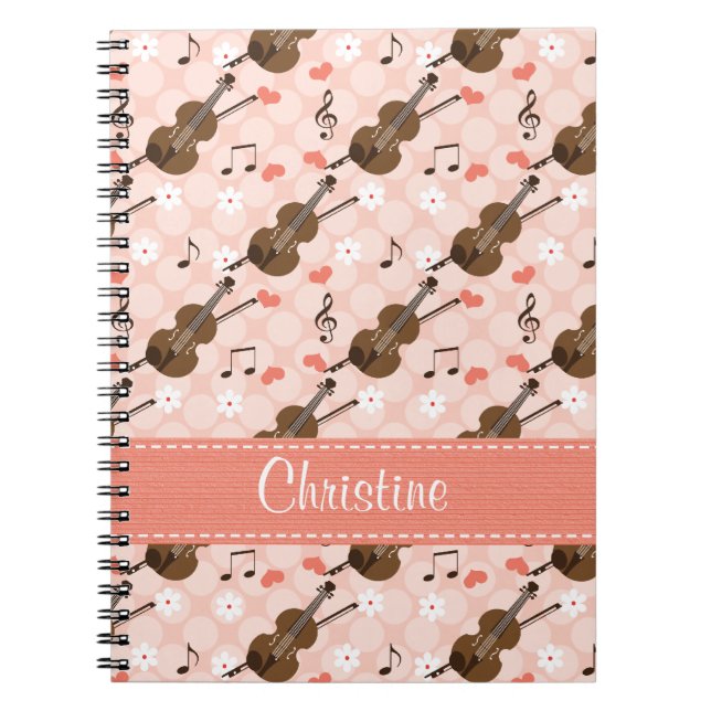 Journal de carnet de notes à spirale de note de (Devant)