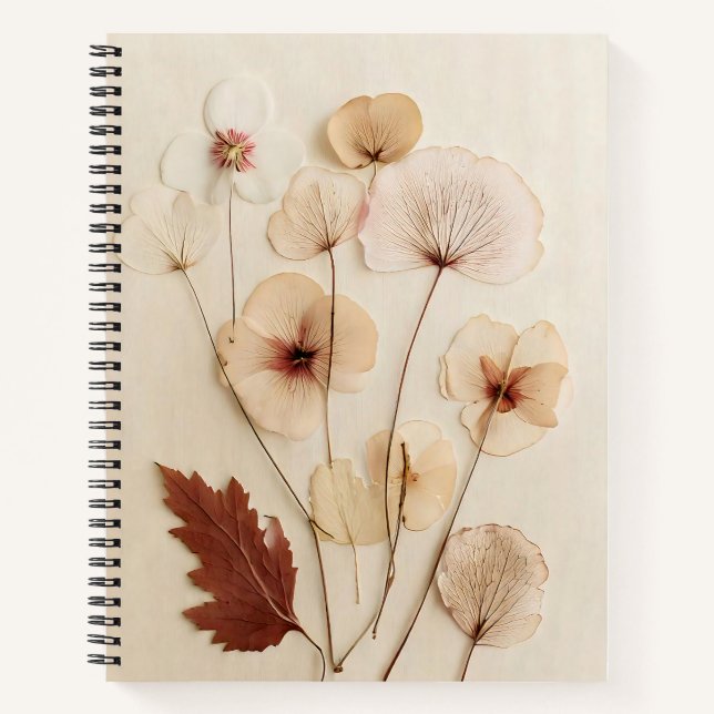 Journal de Carnet des arrangements Fleurs sauvages (Devant)