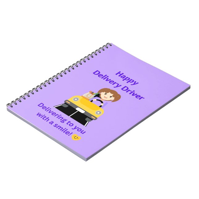 Journal de Carnet du pilote de livraison heureux (Côté gauche)