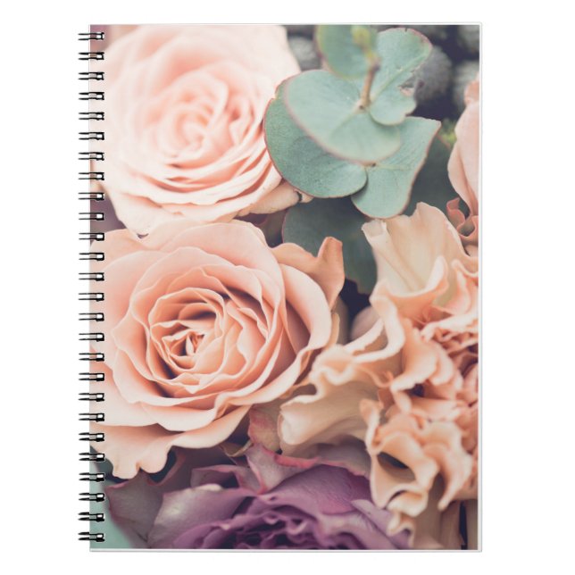 JOURNAL DE CARNET FLORAL FLOWER GARDEN POUR LES FE (Devant)