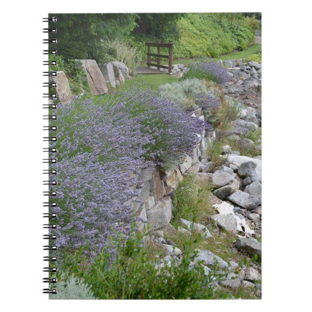Journal de chemin de lavande de bord de la mer (Devant)