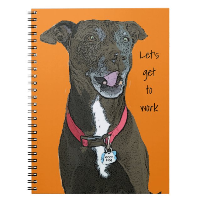 Journal de chien travailleur dur (Devant)